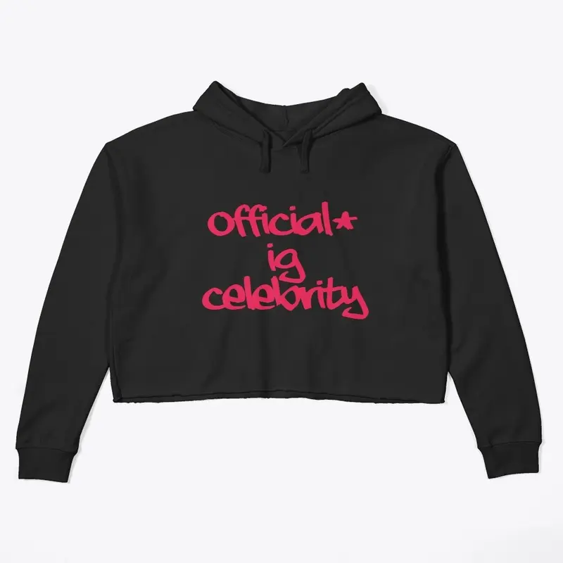 Official Ig Celebrity Crop Hoodie